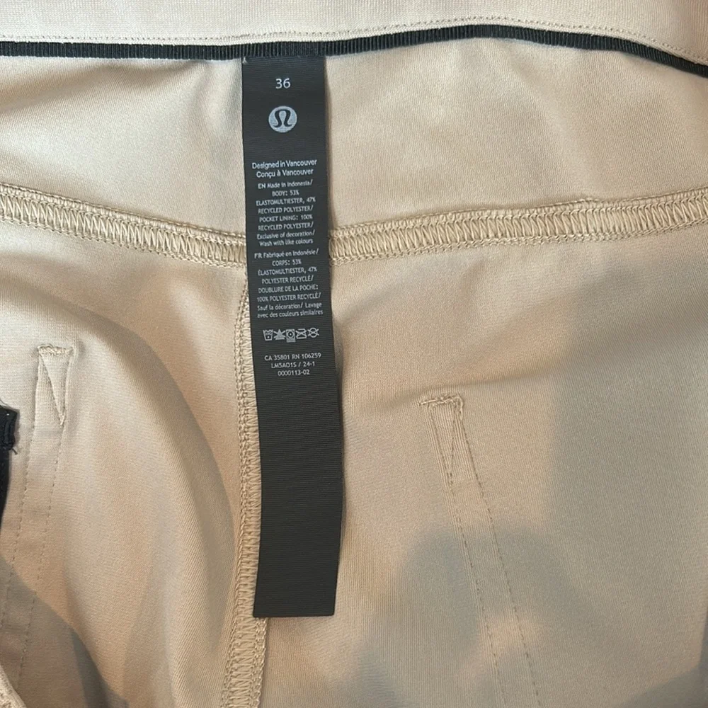 Lululemon Men’s Size 36 ABC‎ Classic Fit 5 Pocket Trouser EUC